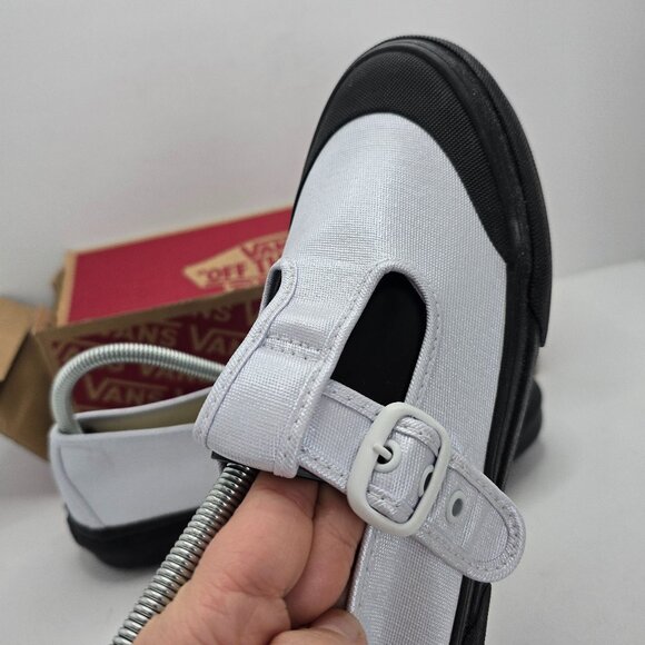 Vans | Mary Jane 'True White' sparkle canvas sneakerina shoes | WMS 8 - Picture 5 of 12